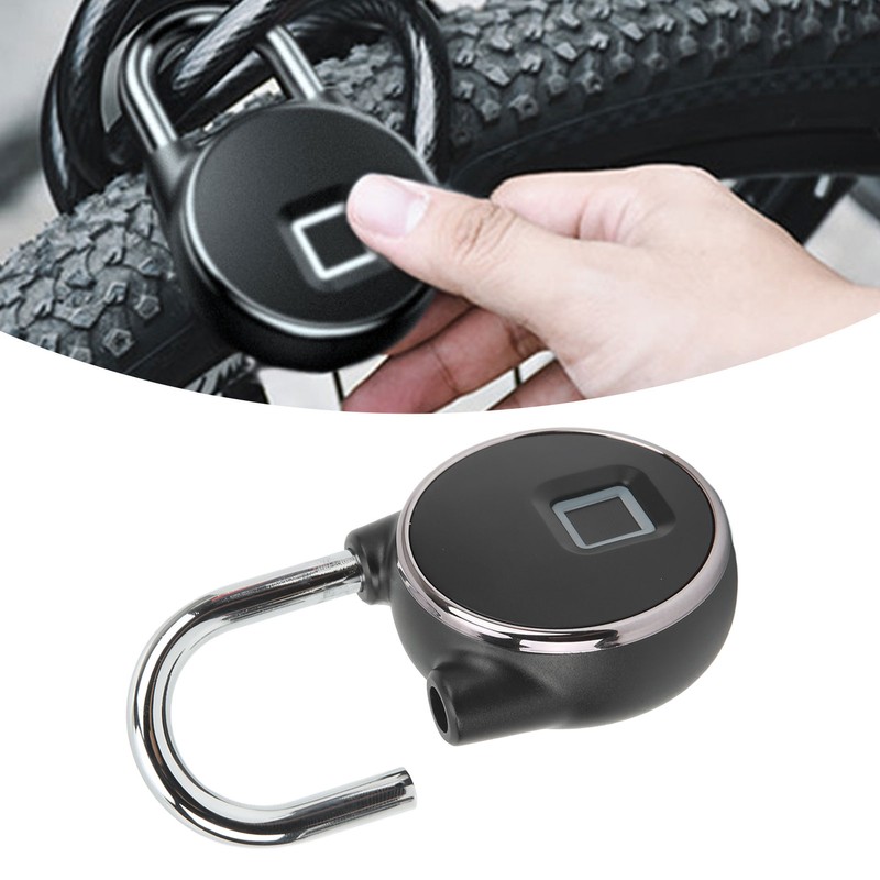 Smart Fingerprint Padlock Compact USB Charging Keyless Padlock for Home