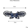 Fashion Hair Barrettes, Alloy Rhinestone Spring Hair Clips, Ponytail Top