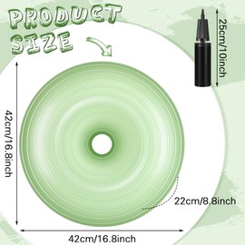 Libima Libima 4 Pcs Flexible Seating for Classroom Inflatable Yoga Ball Chairs with Pump Donut Exercise Ball Chair Cushion Seat for Balance and Stability Training Home Office Gym Workout (Macaron Color)