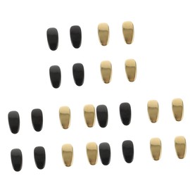 minkissy 3sets Refresh Your Glasses Titanium Nose Pads Anti-slip Comfortable and Suitable for Most Eyeglass Frames 8pcs*3