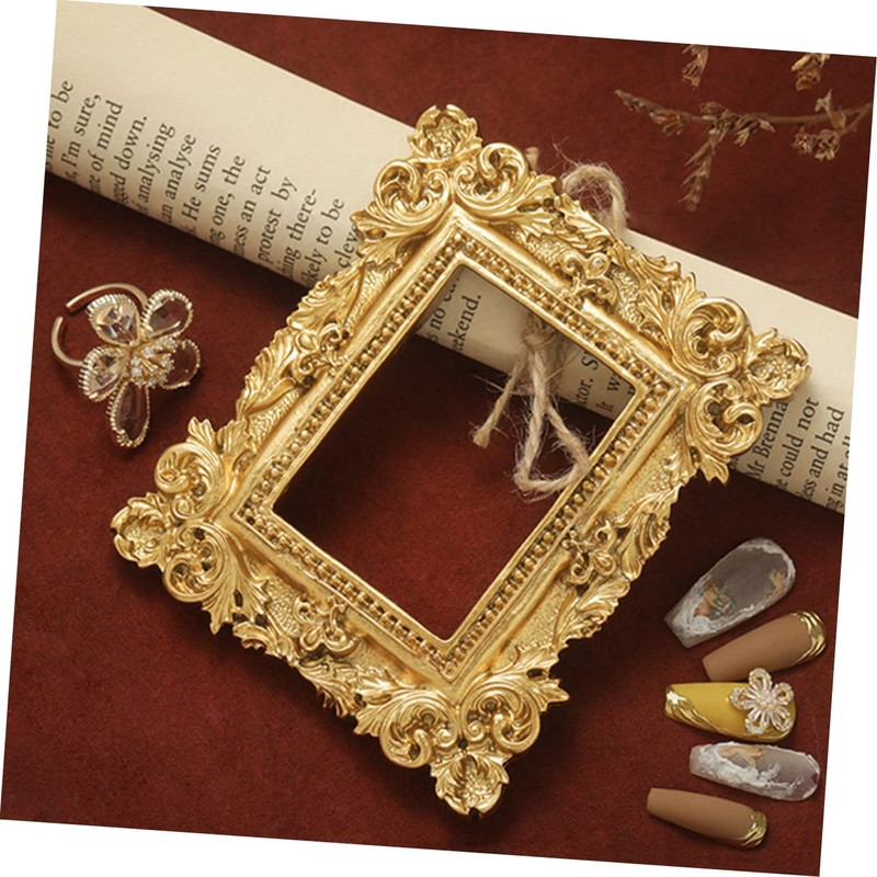 CIYODO 3pcs Small Photo Frame Gold Picture Frames Small Picture