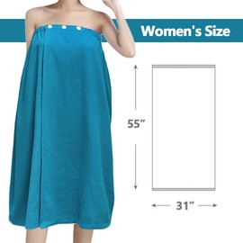 Elderly Bathing Cover Up, Bedridden Shower Spa Shield, Ensuring Privacy and Assisting Caregivers for Senior, Adjustable, Quick Drying, (Women Size, 31"x 55")