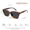 JiSoo Gafas de lectura de gran tamaño para mujer, estilo