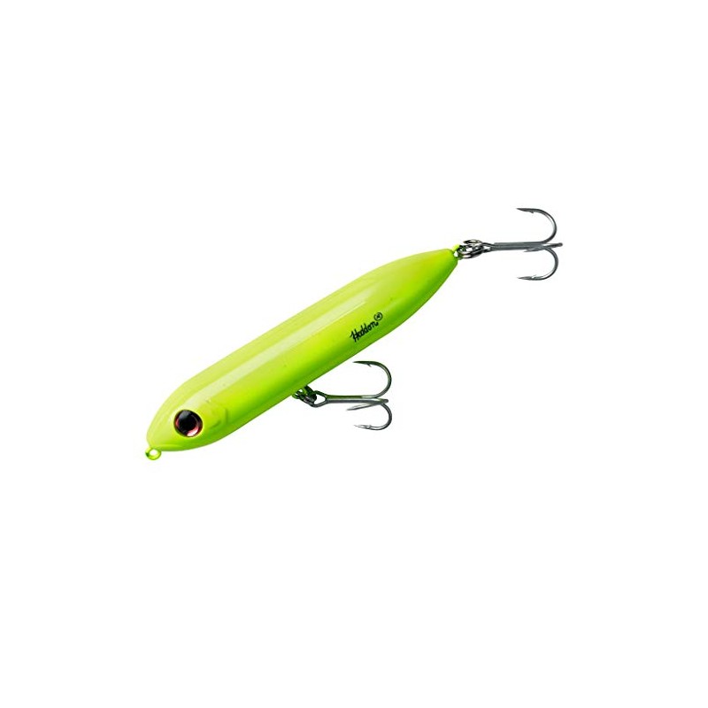 Heddon Lures X923620 Super Spook Junior Fishing Lures, Chartreuse, 3