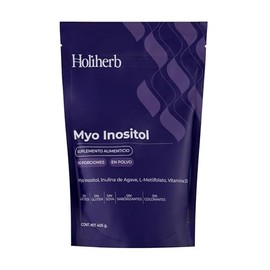 Holiherb - Myo Inositol (4g) + Metil Folato | Suplemento en Polvo | Rinde 3 meses (90 Porciones)
