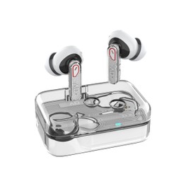 Alpha & Delta Nova True Wireless Earphones with Transparent Charging Case- Noise Cancelling, Game Mode, IPX5 Sweat Resistance