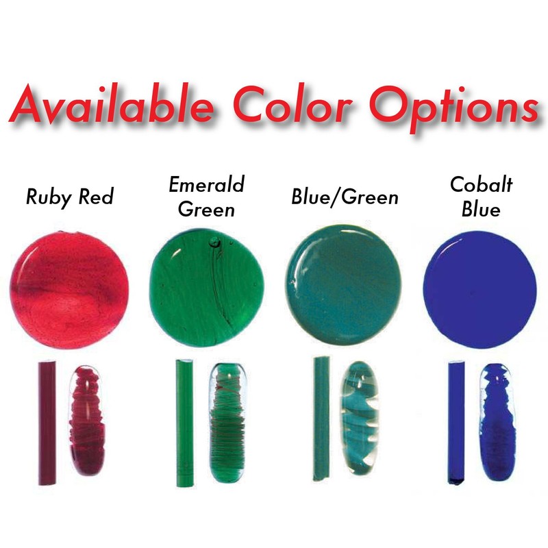 Silica Sound 424 Thick Regular Glass Slide - Ruby Red