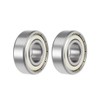 sourcing map 6202ZZ Deep Groove Ball Bearings Z2 15mm X