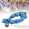 Hand Tambourine Bell Smooth Fish Shaped Double Row Tambourines Musical