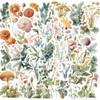 Cartoon Plants Nature Illustration Stickers for Children Teenagers Adult Girls,50PCS