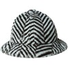 Kangol Women's Faux Fur Casual Beret Hat, Grey (herringbone)