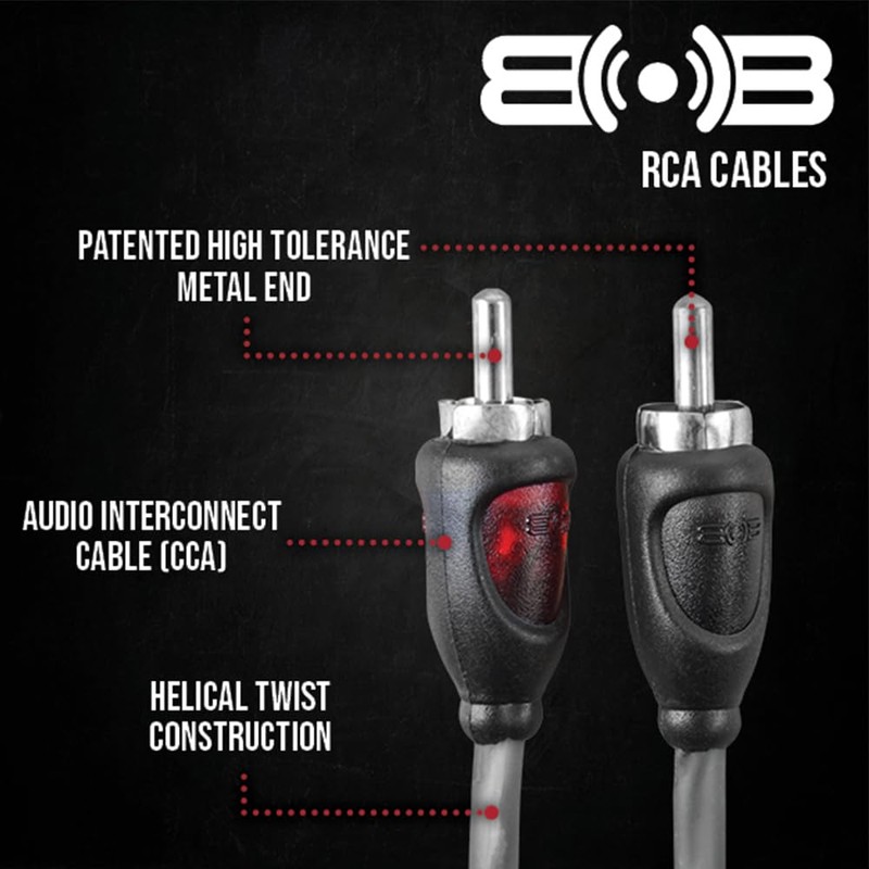 Belva True 4 Gauge AWG Premium CCA Complete Amplifier Wiring
