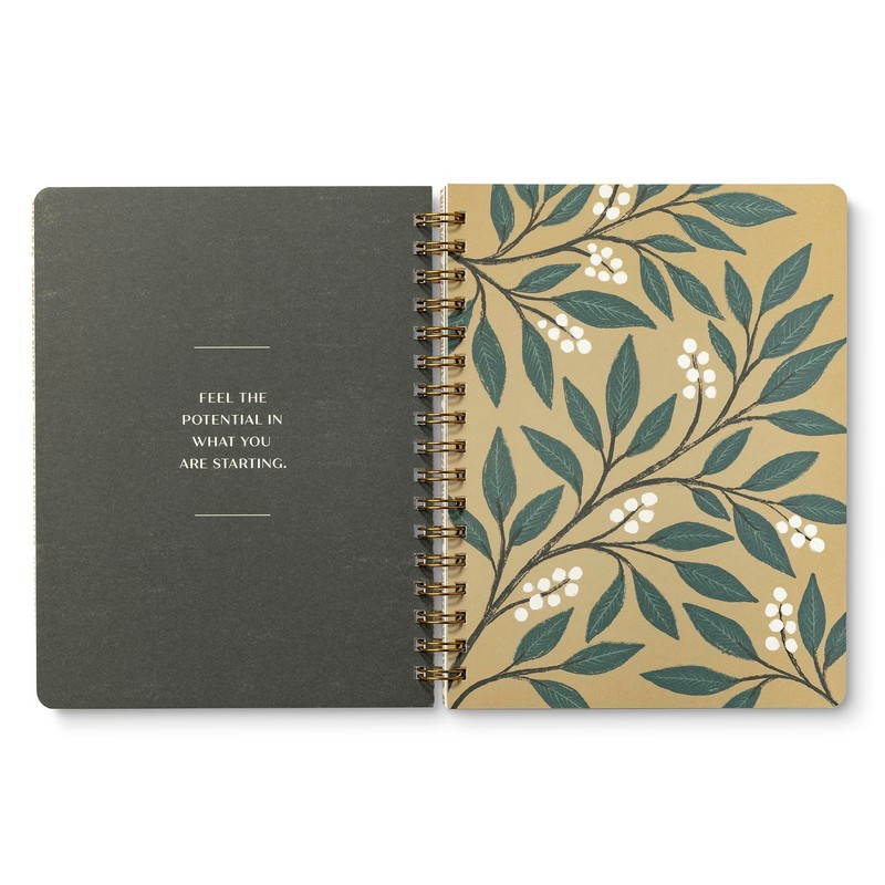 Compendium Spiral Notebook – Good Things Are Always Beginning –