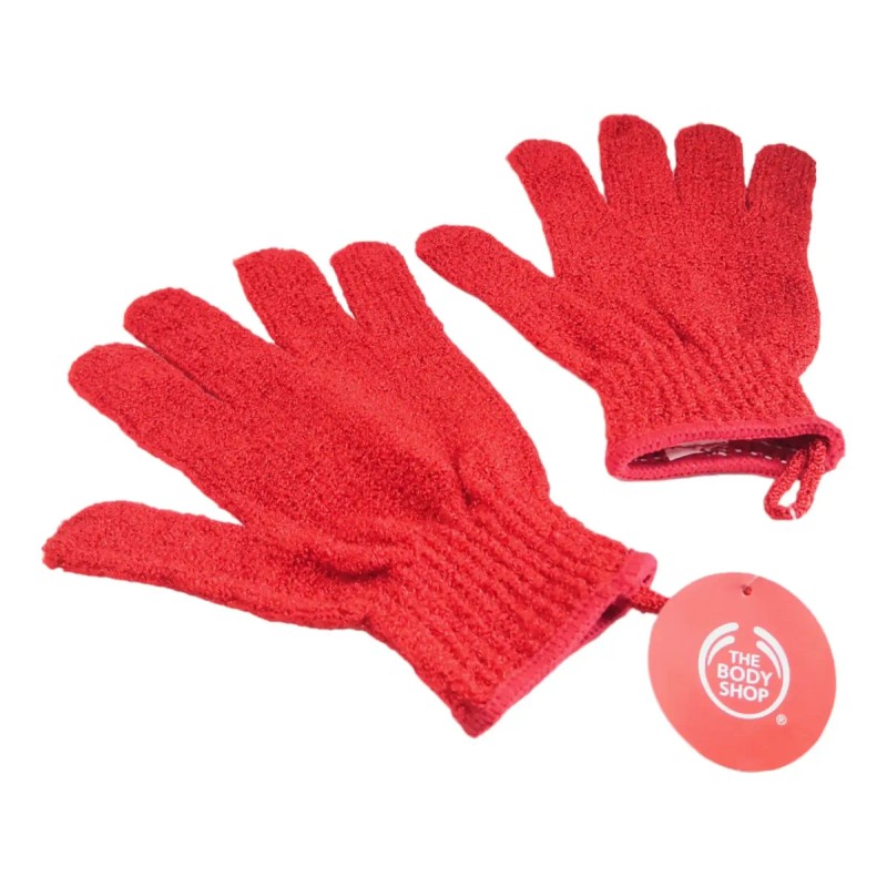 Guantes Exfoliantes Ducha Baño Masaje Ultrasuave Thebodyshop