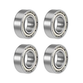 sourcing map 688ZZ Deep Groove Ball Bearings 8mm x 16mm x 5mm Double Shielded Chrome Steel Z2 4pcs