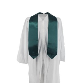 GraduationMall Graduation Stole for Adults Clergy Choral Stoles Academic Sash for School Church Ceremony Unisex 60" 152cm Forest