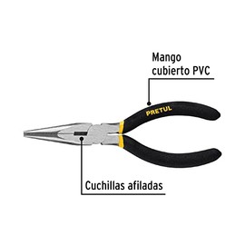 Pretul PPC-6PG, Pinza de punta y corte 6 mango de vinil, a granel                                                                                     