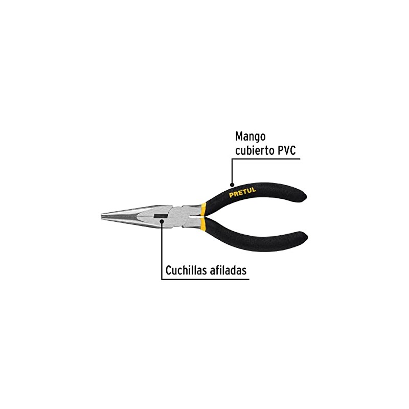 Pretul PPC-6PG, Pinza de punta y corte 6 mango de