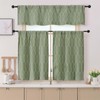 Small Valance Curtains for Windows 52Wx14L, 1 Pack