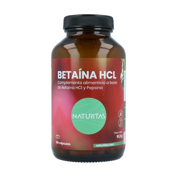 Betain HCL mit Pepsin 180 Kapselm