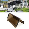 HECASA Tinted Folding Windscreen Compatible with 2017-UP Yamaha G29 DRIVE