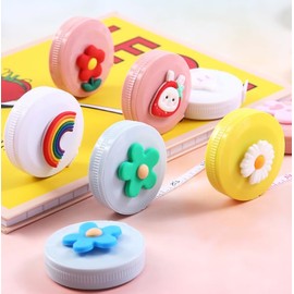 Avocado Measuring Tape for Body, Tape Measure Retractable Pocket, 60-Inch Soft Body Tailor Sewing Ruler Bulk, Craft Cloth Measure Ruler for Kids Knitting School Kindergarten Teacher Travel (3H016)