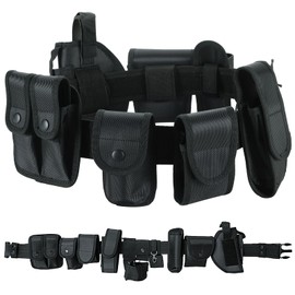 ATPEAM Security Guard Equipment Belt - 10 in 1 Multifunctional Tactical Duty Belt for Law Enforcement, Military, and Sports