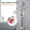 NearMoon Shower Slide Bar with Height/Angle Adjustable Handheld Shower Holder,