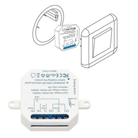 LoraTap 1er Wifi Schalter Relais Modul 4.0 Smart Schalter (vorhandener Schalter bleibt erhalten)