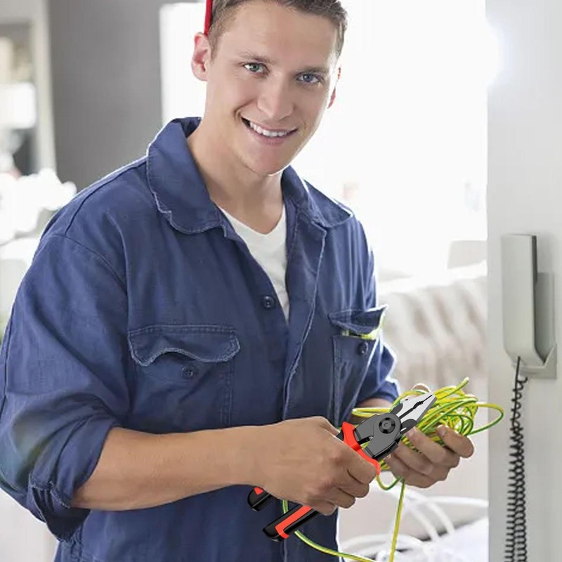 Multipurpose Pliers - Electrician Pliers,Heavy Duty Interchangeable Multifunctional Steel Hand