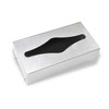 Hypafol Cosmetic Tissue Box, Robust Stainless Steel Dispenser, Modern, Minimalist