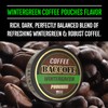 5 Cans, BaccOff Wintergreen Coffee Pouches, 50 MG of Caffeine