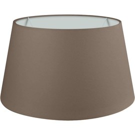 Wogati® Premium Lampshade, E14/E27, Cotton, Various Sizes and Colours, Colour: Brown, Size: XXL, Lampshade for Floor Lamp, Hanging Lamp, Table Lamp