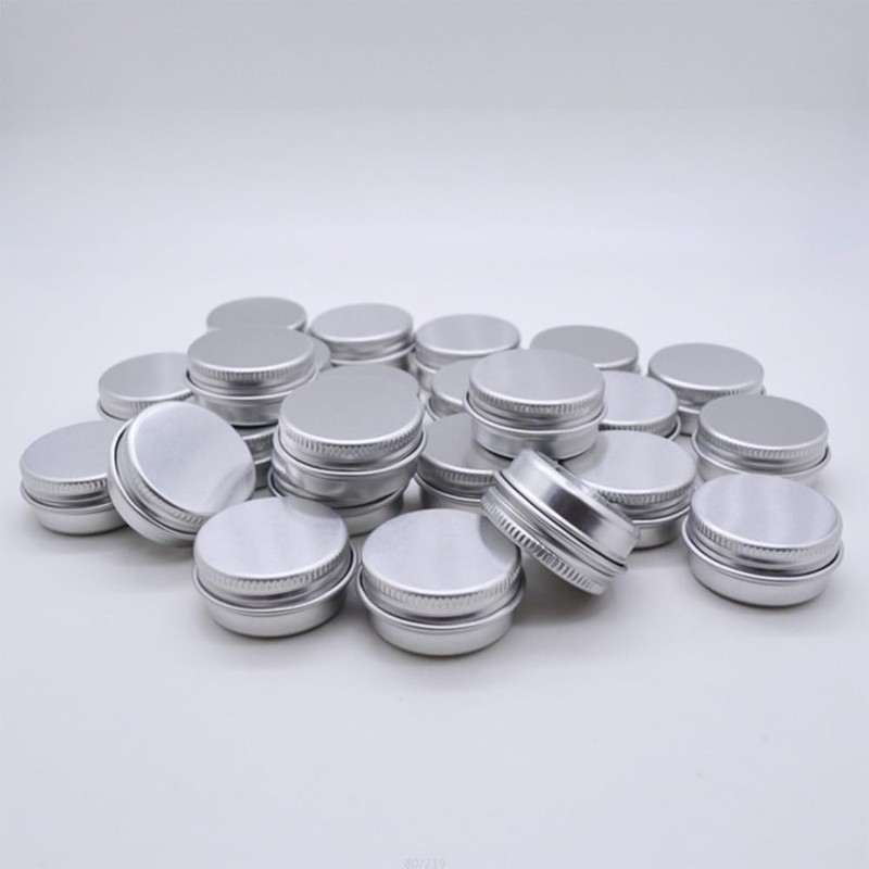 LKCCTK Aluminum Can Divider Containers, 10ml, Set of 24 with