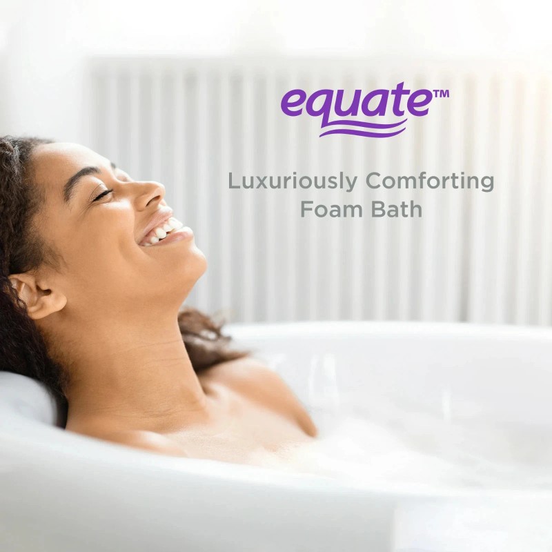 Equate Bubble Bath, for Adult, Senior and Teens, Lavender, 64
