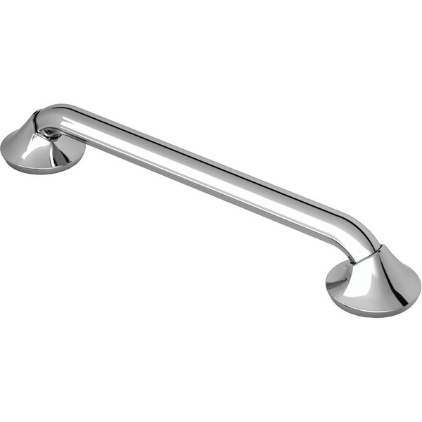 Moen YG2812CH Eva Collection Safety 12-Inch Stainless Steel Transitional Bathroom Grab Bar, Chrome