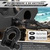 AUTMATCH D Ring Shackles 3/4" Mega Shackle (2 Pack) 68,000Ibs