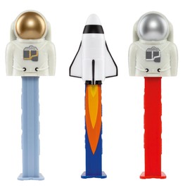 PEZ Space Mission Candy Dispenser Gift Set – Gold Astronaut, Space Shuttle, And Silver Astronaut | Space PEZ Dispensers Candy Gift With EXTRA Candy Refills | Outer Space Party Favors, Grab Bags