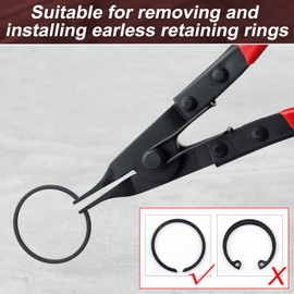 GOLD DEER Angle Tip Lock Ring Pliers Lock Ring Pliers Snap Ring Pliers Flat Nose Retaining Ring Pliers Ring Opening Pliers Special Circlip Plier Spreader Pliers for Transmission Transfer Cases