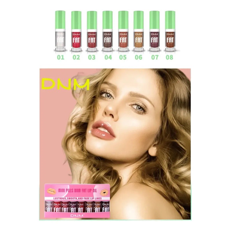 Set De 8 Aceites Para Labios Lip Glow Oil Gloss