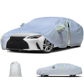 All Weather Car Cover for 2013-2025 Lexus IS200t IS250 IS250C IS300 IS300F IS350 IS350F IS500 ISF Sport, Outdoor Waterproof Full Cover Snow UV Protection Scratch Resistant for Automobiles