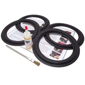 Snell 8" Speaker Foam Surround Edge Repair Kit - 4 Speaker Kit - Compatible with Snell Type E, Type E II Type E III, Type E IV, Type E 2, Type E 3, Many More