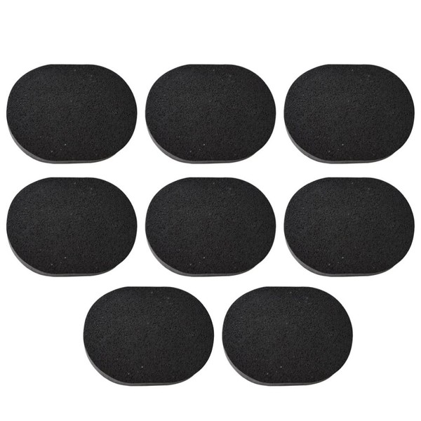Microfiber Sponge 8pcs Facial Cleansing Reusable Makeup Remover Pads Soft