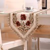 LeLehome Classic Flowers Embroidered Lace Table Runner 15" X 69"