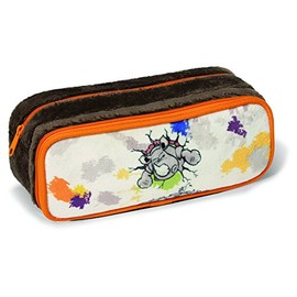 Nici 35844 Rhino Plush Pencil Case 20 x 8 cm x 8 cm