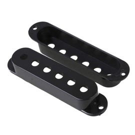 Black Single Coil Pickup Cover Volume For Electric Guitar Pack of 3