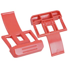Yudylg 2-Pack Replacement Latch Compatible with Drawer Tool Box, Durable ABS Injection Molding Lock Replacement, Thickened Design for Easy Install & Long Lasting - Red