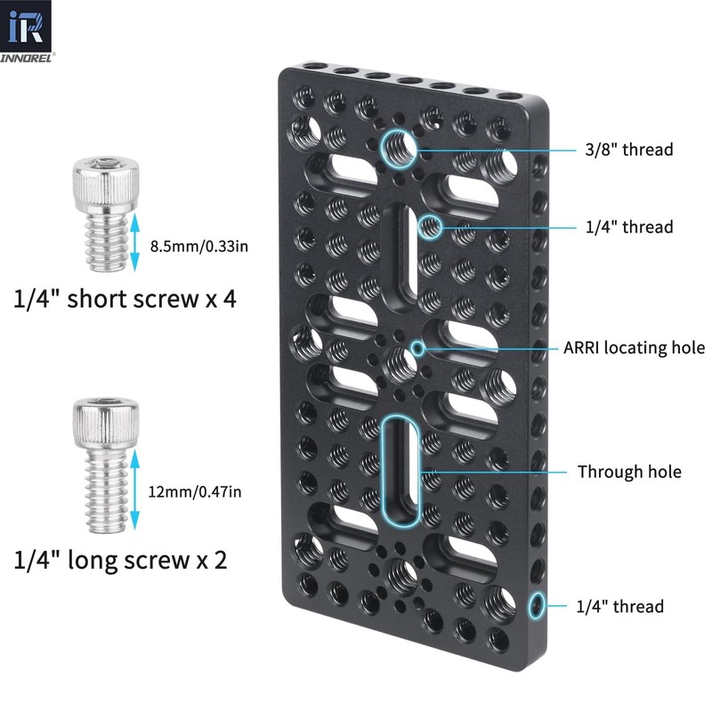 INNOREL CP1407 14 * 7cm Multi-Functional Cheese Plate with 1/4"