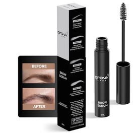 Suero para el crecimiento de las cejas, con biotina y péptidos, para volver a crecer el cabello de las cejas, fórmula nutritiva para cejas más gruesas