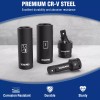 WORKPRO 20-Piece 1/2''Drive Deep Impact Socket Set 6-Point Cr-V Steel